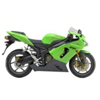 Verkleidung Kawasaki Ninja ZX6R 2005-2006