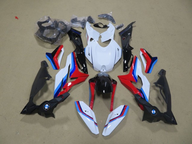 BMW S1000R 2017-2018 Motorrad Verkleidungen - Weiß Blau Rot Schwarz BMW S1000R 2017-2018 Motorrad Verkleidungen - Weiß Blau Rot Schwarz