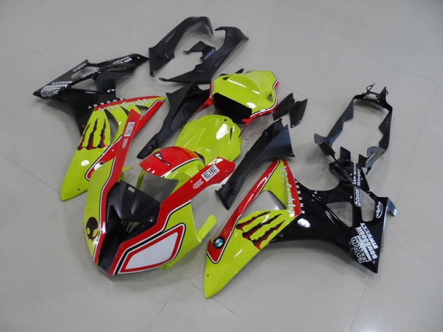 BMW S1000RR 2009-2014 Motorrad Verkleidungen - Grün Rot Monster BMW S1000RR 2009-2014 Motorrad Verkleidungen - Grün Rot Monster