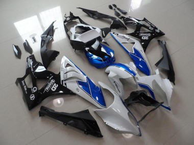BMW S1000RR 2009-2014 Motorrad Verkleidungen - Weiß Blau Schwarz