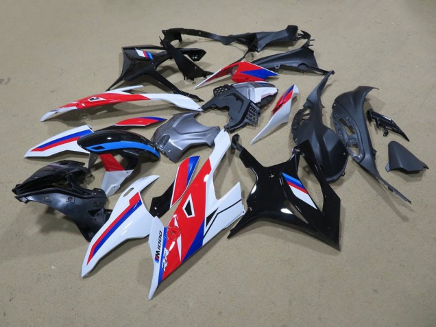 BMW S1000RR 2019-2021 Motorrad Verkleidungen - Schwarz Weiß Rot Blau BMW S1000RR 2019-2021 Motorrad Verkleidungen - Schwarz Weiß Rot Blau