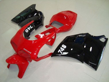 Ducati 748 916 996 996S 1993-2005 Motorrad Verkleidung - Rot Schwarz