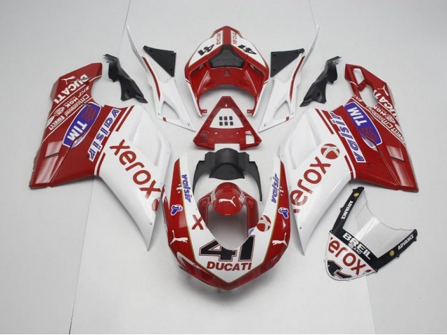 Ducati 848 1098 1198 2007-2014 Motorrad Verkleidungen - OEM Stil Xerox mit 41