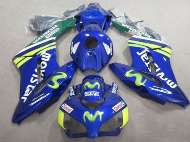 Honda CBR 1000 RR 2004-2005 Motorrad Verkleidungen - Blaus Movistar Castrol