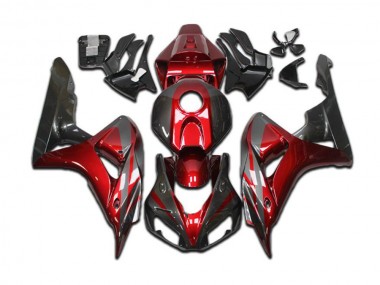 Honda CBR 1000 RR 2004-2005 Motorrad Verkleidungen - Candy Rot Grau Schwarz