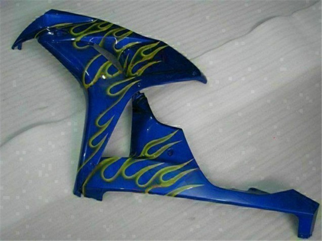 Honda CBR 1000 RR 2006-2007 Motorrad Verkleidungen - Gelb Flamme Blau Honda CBR 1000 RR 2006-2007 Motorrad Verkleidungen - Gelb Flamme Blau