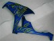 Honda CBR 1000 RR 2006-2007 Motorrad Verkleidungen - Gelb Flamme Blau Honda CBR 1000 RR 2006-2007 Motorrad Verkleidungen - Gelb Flamme Blau