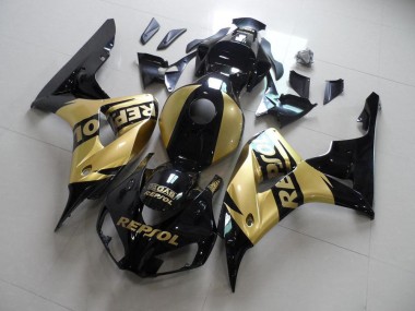Honda CBR 1000 RR 2006-2007 Motorrad Verkleidungen - Gold Repsol