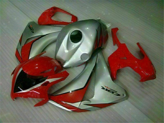 Honda CBR 1000 RR 2008-2011 Motorrad Verkleidung - Rot Silber Honda CBR 1000 RR 2008-2011 Motorrad Verkleidung - Rot Silber