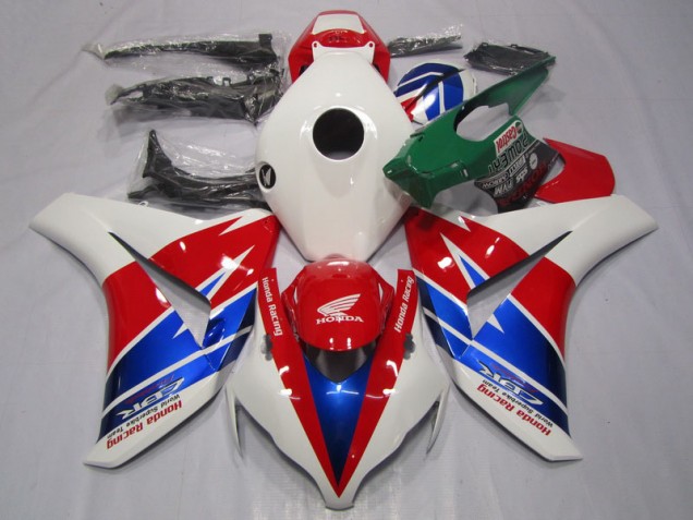 Honda CBR 1000 RR 2008-2011 Motorrad Verkleidung - Rot Weiß Blau