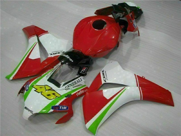 Honda CBR 1000 RR 2008-2011 Motorrad Verkleidung - Rot Weiß Honda CBR 1000 RR 2008-2011 Motorrad Verkleidung - Rot Weiß