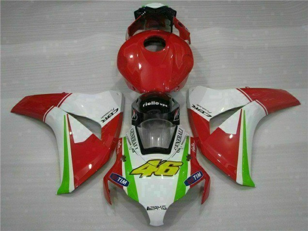 Honda CBR 1000 RR 2008-2011 Motorrad Verkleidung - Rot Weiß Honda CBR 1000 RR 2008-2011 Motorrad Verkleidung - Rot Weiß