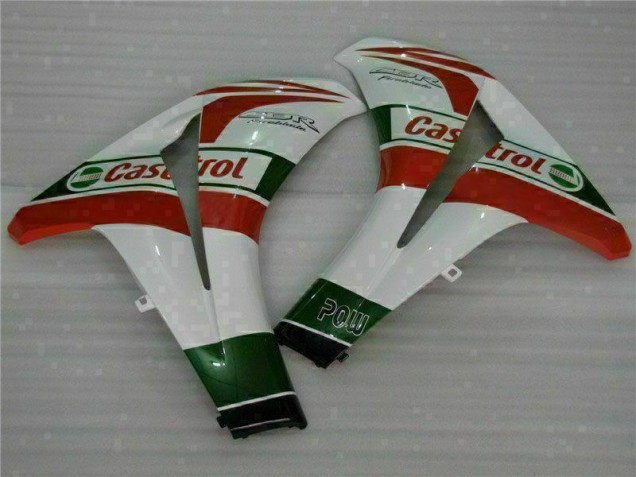 Honda CBR 1000 RR 2008-2011 Motorrad Verkleidung - Weiß Rot Honda CBR 1000 RR 2008-2011 Motorrad Verkleidung - Weiß Rot