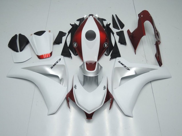 Honda CBR 1000 RR 2008-2011 Motorrad Verkleidungen - Candy Rot Weiß und Silber Honda CBR 1000 RR 2008-2011 Motorrad Verkleidungen - Candy Rot Weiß und Silber