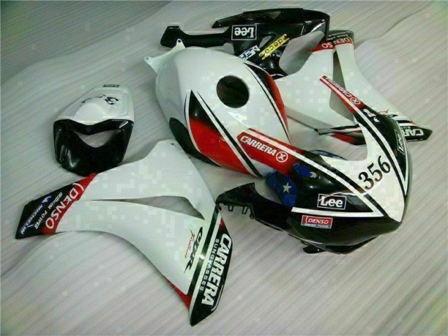 Honda CBR 1000 RR 2008-2011 Motorrad Verkleidungen & Plastik - Weiß Schwarz