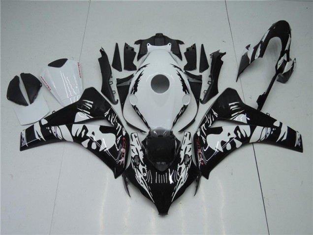Honda CBR 1000 RR 2008-2011 Motorrad Verkleidungen - Schwarz Weiß Honda CBR 1000 RR 2008-2011 Motorrad Verkleidungen - Schwarz Weiß