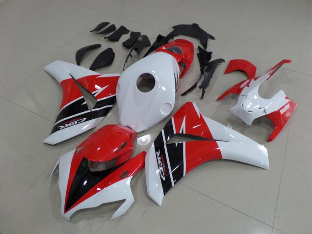 Honda CBR 1000 RR 2008-2011 Motorrad Verkleidungen - Schwarz Weiß und Rot Honda CBR 1000 RR 2008-2011 Motorrad Verkleidungen - Schwarz Weiß und Rot