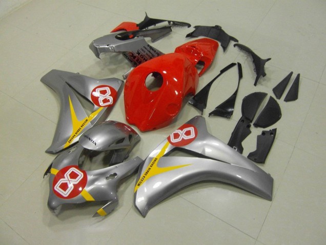 Honda CBR 1000 RR 2008-2011 Motorrad Verkleidungen - Silber Rot 8 Honda CBR 1000 RR 2008-2011 Motorrad Verkleidungen - Silber Rot 8