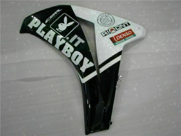 Honda CBR 1000 RR 2008-2011 Motorrad Verkleidungen - Weiß Schwarz Playboy