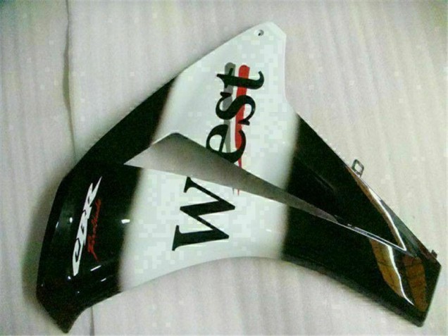 Honda CBR 1000 RR 2008-2011 Motorrad Verkleidungen - Weiß Schwarz West Honda CBR 1000 RR 2008-2011 Motorrad Verkleidungen - Weiß Schwarz West