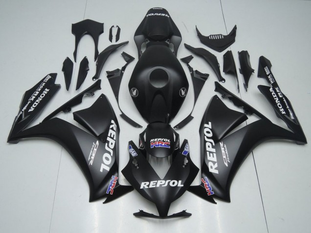 Honda CBR 1000 RR 2012-2016 Motorrad Verkleidung - Matt Schwarzer Repsol Honda CBR 1000 RR 2012-2016 Motorrad Verkleidung - Matt Schwarzer Repsol