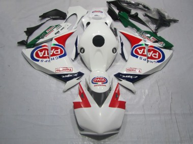 Honda CBR 1000 RR 2012-2016 Motorrad Verkleidungen - Rot Weiß PATA