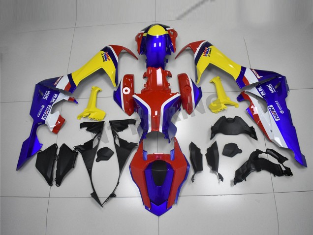 Honda CBR 1000 RR 2017-2023 Motorrad Verkleidungen - Blau Gelb Rot