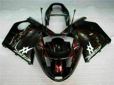 Honda CBR 1100 XX 1996-2007 Motorrad Verkleidung - Rot Flamme