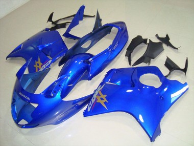 Honda CBR 1100 XX Blackbird 1996-2007 Motorrad Verkleidungen - Blau Schwarzbird