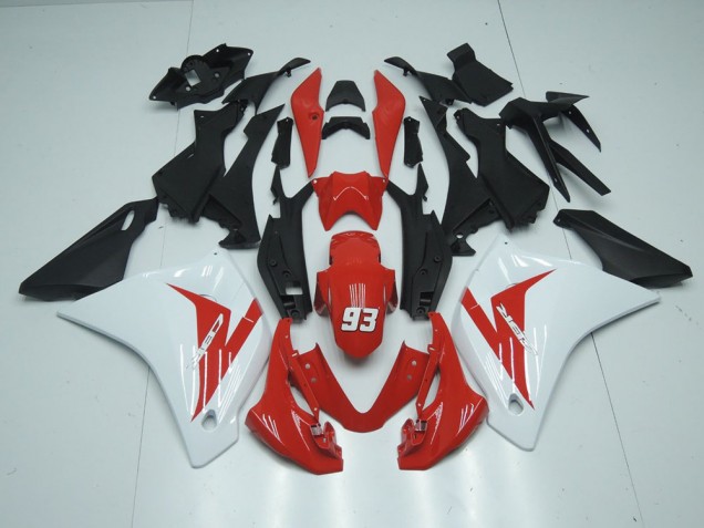 Honda CBR 125 R 2011-2013 Motorrad Verkleidungen - Rot Weiß 93 Honda CBR 125 R 2011-2013 Motorrad Verkleidungen - Rot Weiß 93