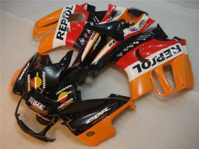 Honda CBR 600 F3 1995-1998 Motorrad Verkleidungen - Schwarz Orange Repsol