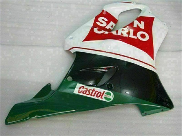 Honda CBR 600 F4i 2001-2003 Motorrad Verkleidungen - Rot Weiß Schwarz San Carlo