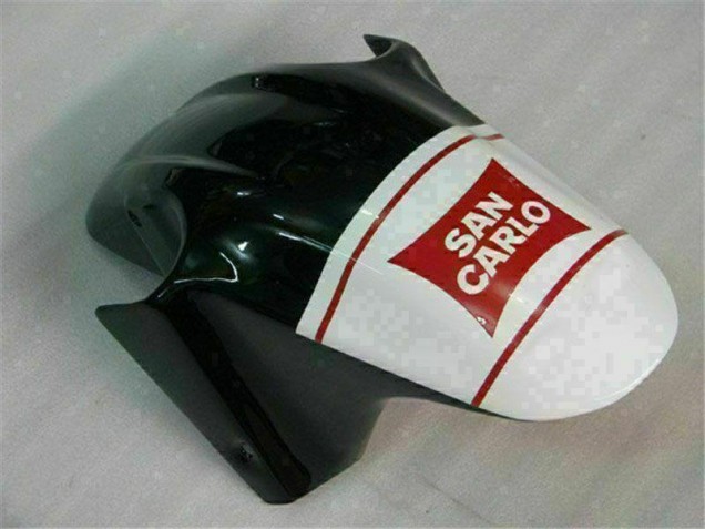 Honda CBR 600 F4i 2001-2003 Motorrad Verkleidungen - Rot Weiß Schwarz San Carlo