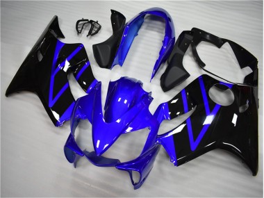 Honda CBR 600 F4i 2004-2007 Motorrad Verkleidungen - Blau Schwarz