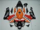Honda CBR 600 RR 2003-2004 Motorrad Verkleidungen - Orange Rot Schwarz Repsol Honda CBR 600 RR 2003-2004 Motorrad Verkleidungen - Orange Rot Schwarz Repsol