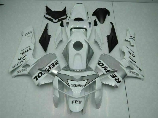 Honda CBR 600 RR 2005-2006 Motor Verkleidungen - Weiß