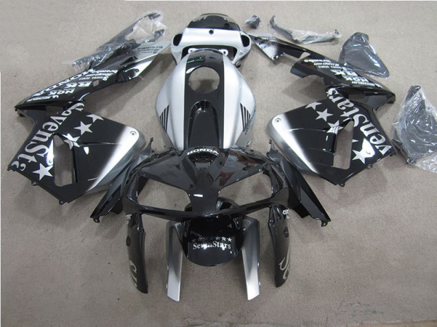 Honda CBR 600 RR 2005-2006 Motorrad Verkleidungen - Schwarze SevenStars