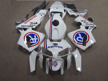 Honda CBR 600 RR 2005-2006 Motorrad Verkleidungen - Weiß Blau Repsol