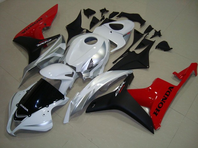 Honda CBR 600 RR 2007-2008 Motorrad Verkleidung - Weiß Schwarz Rot
