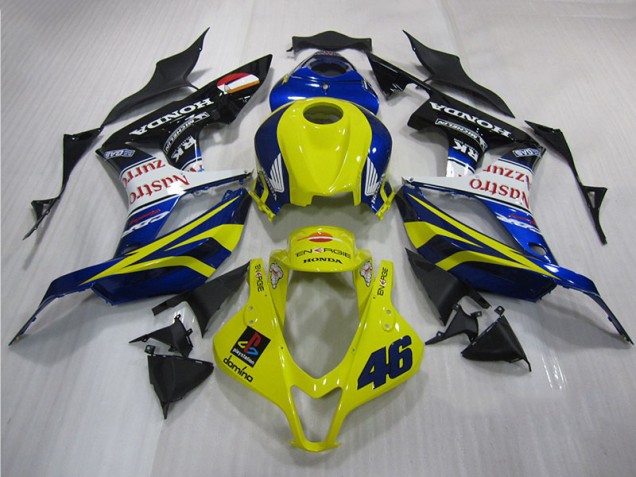 Honda CBR 600 RR 2007-2008 Motorrad Verkleidungen - Gelb Blau 46 Honda CBR 600 RR 2007-2008 Motorrad Verkleidungen - Gelb Blau 46