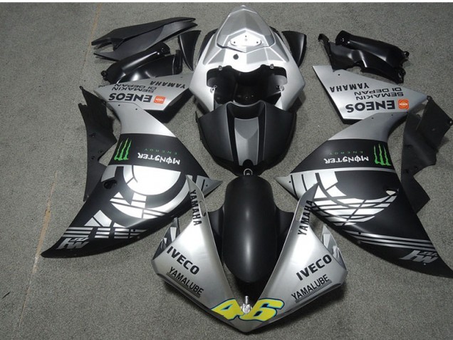 Honda CBR 600 RR 2007-2008 Motorrad Verkleidungen - Schwarz Silber Monster IVECO 46 Honda CBR 600 RR 2007-2008 Motorrad Verkleidungen - Schwarz Silber Monster IVECO 46