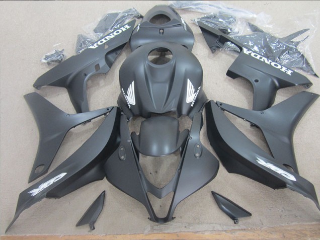 Honda CBR 600 RR 2007-2008 Motorrad Verkleidungen - Schwarz Weiß Aufkleber Honda CBR 600 RR 2007-2008 Motorrad Verkleidungen - Schwarz Weiß Aufkleber