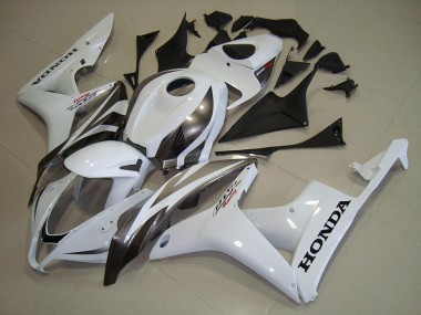 Honda CBR 600 RR 2007-2008 Motorrad Verkleidungen - Weiß Silber
