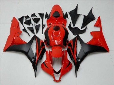 Honda CBR 600 RR 2007-2008 Motorrad Vollverkleidung - Schwarz Rot