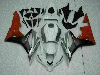 Honda CBR 600 RR 2007-2008 Motorrad Vollverkleidung - Weiß Schwarz Rot