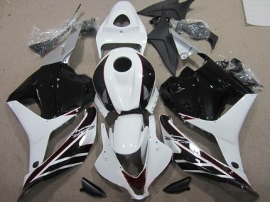 Honda CBR 600 RR 2009-2012 Motorrad Verkleidung - Schwarz Weiß