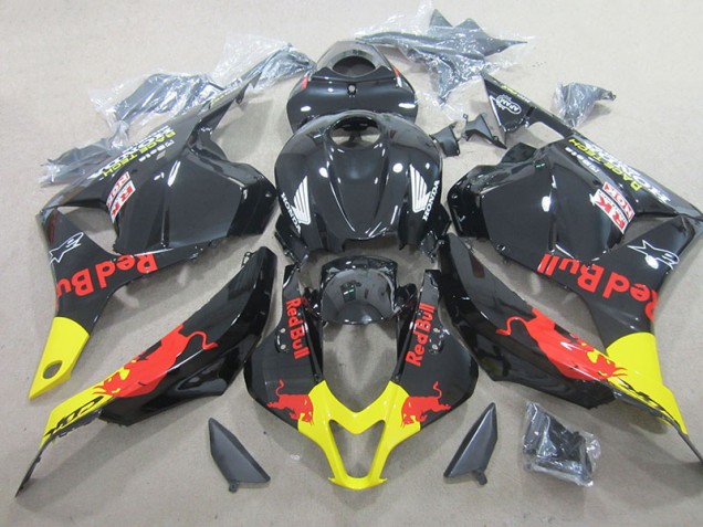 Honda CBR 600 RR 2009-2012 Motorrad Verkleidung - Schwarzer Rot Bull Honda CBR 600 RR 2009-2012 Motorrad Verkleidung - Schwarzer Rot Bull