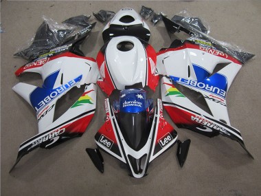 Honda CBR 600 RR 2009-2012 Motorrad Verkleidungen - Blau Weiß EUROBET Lee