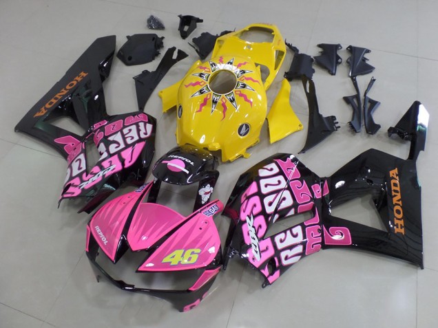 Honda CBR 600 RR 2013-2021 Motorrad Verkleidungen - Gelb Rosa Rossi Honda CBR 600 RR 2013-2021 Motorrad Verkleidungen - Gelb Rosa Rossi