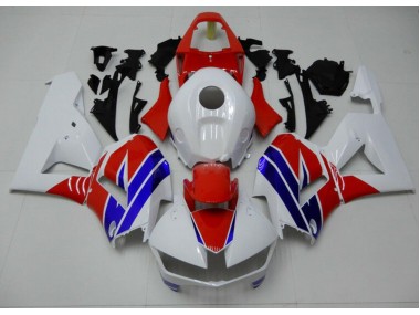 Honda CBR 600 RR 2013-2021 Motorrad Verkleidungen - Weiß Blau Rot